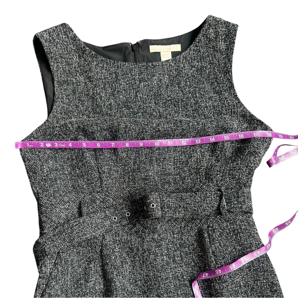 Banana Republic Charcoal Belted Mini Dress Size‎ 12 - Picture 5 of 7